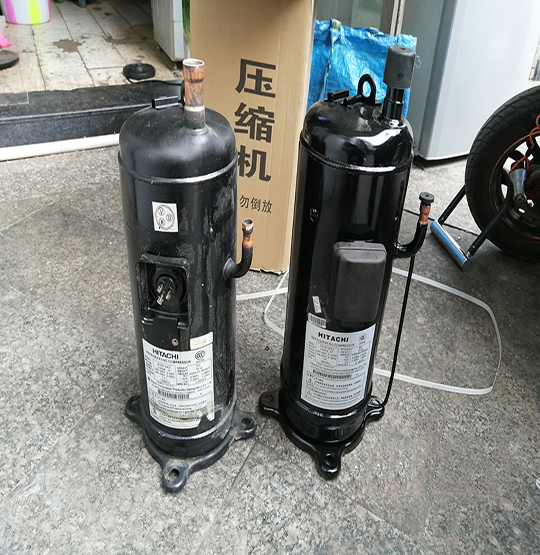 灵山中央空调压缩机的更换维修